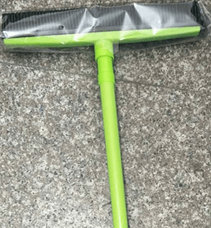 Pet hair removal broom long handle scrub brush retractable floor brush cleaning broom rubber brush cleaning cat dog hair - Wizcoffer