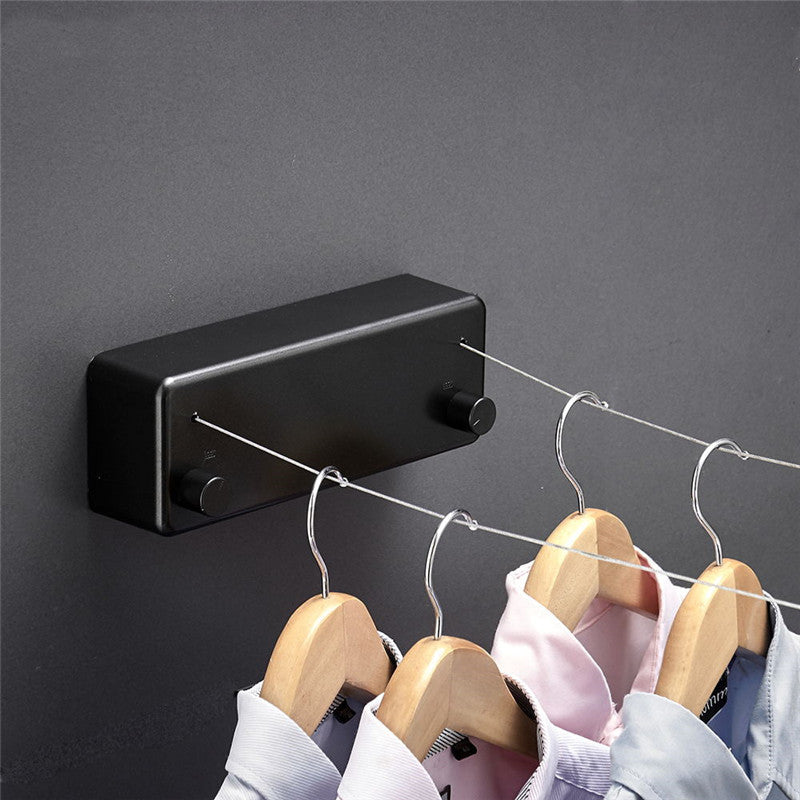 Steel Wire Clothesline Multifunctional Retractable Clothesline - Wizcoffer