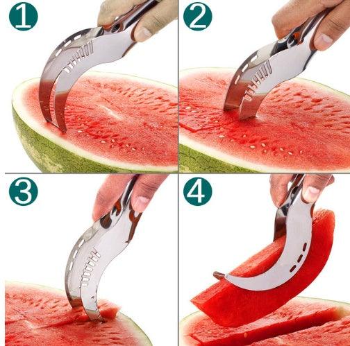 Stainless Steel Cutter For Watermelon Hami Melon Pitaya Pawpaw - Wizcoffer