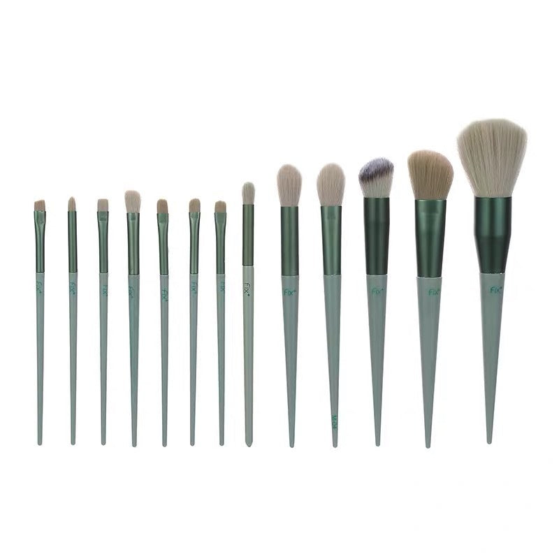 13Pcs Makeup Brush Set Make Up Concealer Brush Blush Powder Brush Eye Shadow Highlighter Foundation Brush Cosmetic Beauty Tools - Wizcoffer