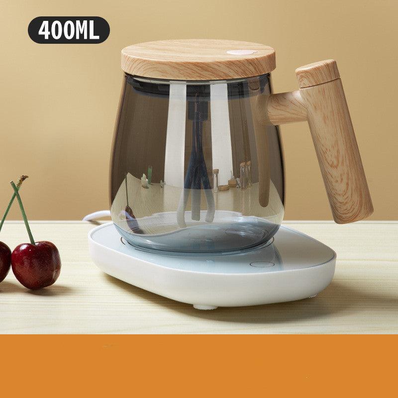 400ML Self Stirring Coffee Mug Electric Mixing Glass Coffee CupHigh Speed Fast Automatic Coffee Cup For Gyms Dining Room Kitchen Gadgets - Wizcoffer