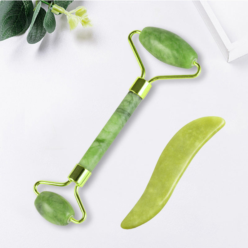 Natural Jade Gua Sha Scraping Board Massager Scraping Tablets - Wizcoffer