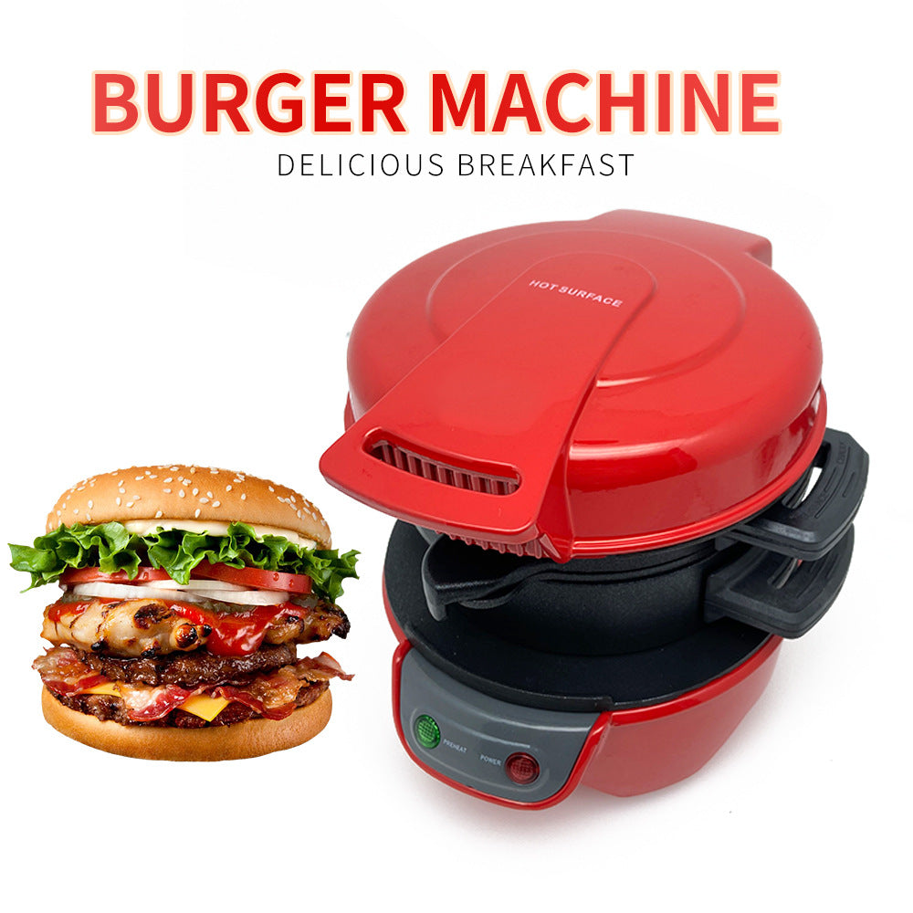 Household Breakfast Machine Hamburg Sandwich Maker With Egg Cooker Ring Machine Bread Sandwich Machine Waffle Machine - Wizcoffer