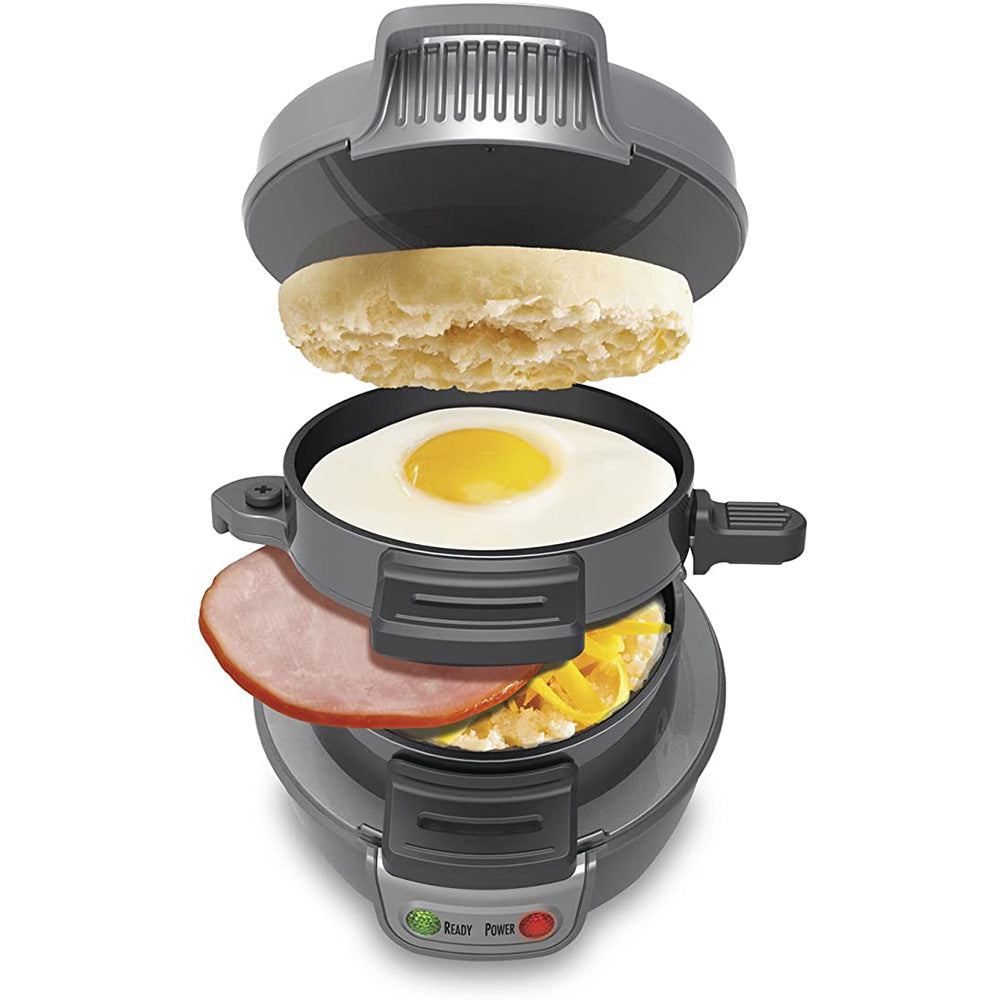 Household Breakfast Machine Hamburg Sandwich Maker With Egg Cooker Ring Machine Bread Sandwich Machine Waffle Machine - Wizcoffer