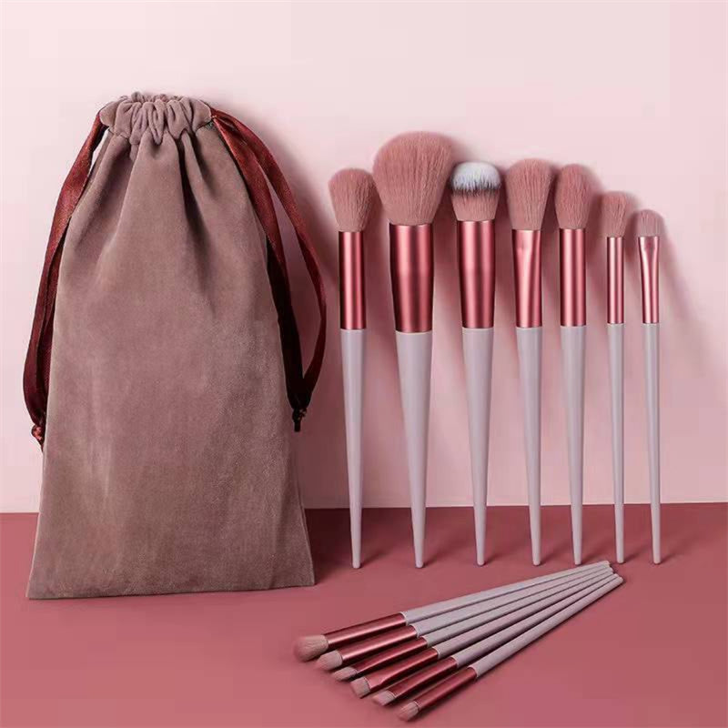 13Pcs Makeup Brush Set Make Up Concealer Brush Blush Powder Brush Eye Shadow Highlighter Foundation Brush Cosmetic Beauty Tools - Wizcoffer