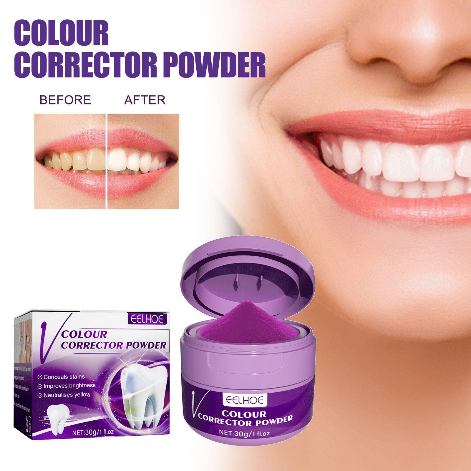 Teeth Yellow And Stain Removal Oral Cleaning Whitening Toothpowder - Wizcoffer