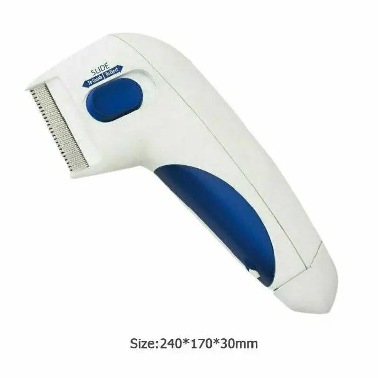 Pet Cat Dog Electric Terminator Brush Anti Removal Kill Lice Cleaner Electric Head Pet Fleas Electronic Lice Comb For Dog - Wizcoffer