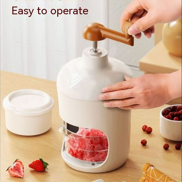 Manual Ice Crusher Household Small Ice Crushing Stall Hand Ice Breaking Ice Maker - Wizcoffer