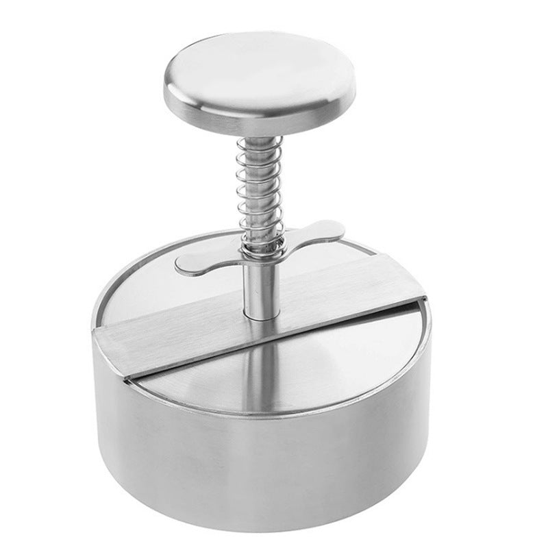 Stainless Steel Patties Mould Burger Meat Press Kitchen Gadgets - Wizcoffer