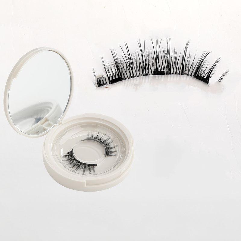 A Pair Of Super Natural Eyelashes Without Glue, Makeup Magnet - Wizcoffer